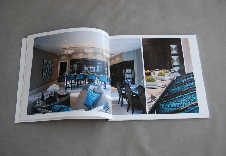 brochure and layout sample