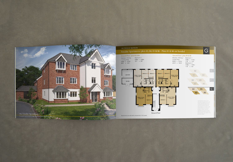 brochure and layout sample