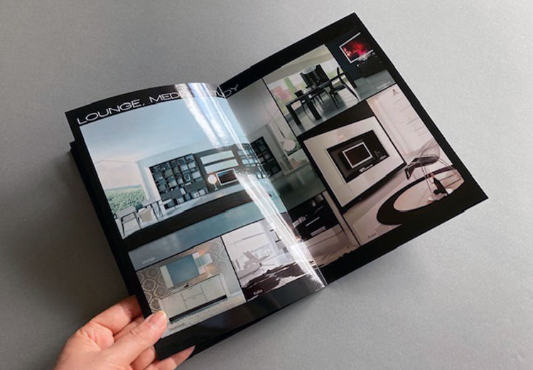 brochure and layout sample